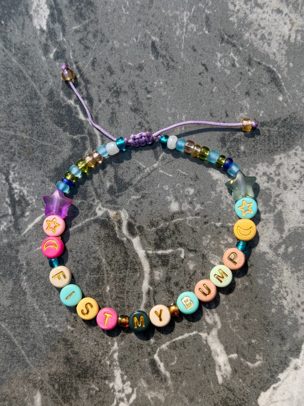 Project Hail Mary inspired fist my bump Beaded adjustable Bracelet - Multicolor